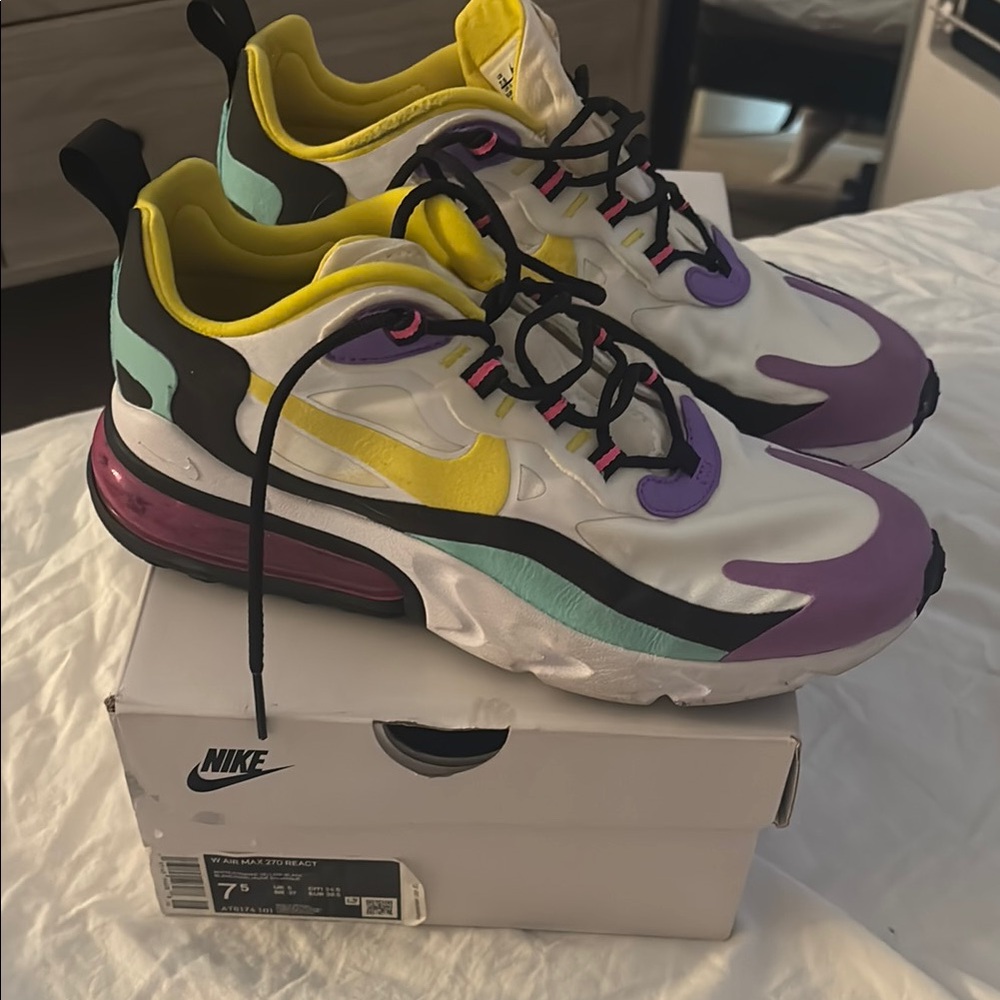 Nike Air Max 270 React Multicolor Sneakers